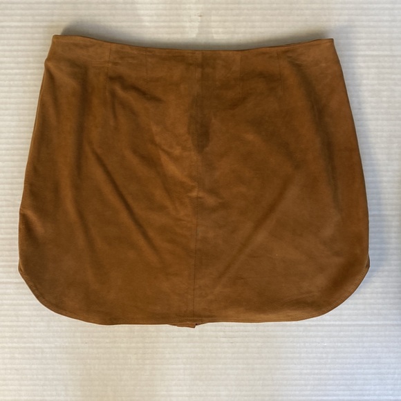 Joie Coupe Tan Goat Suede Mini Skirt Size S - Picture 10 of 13
